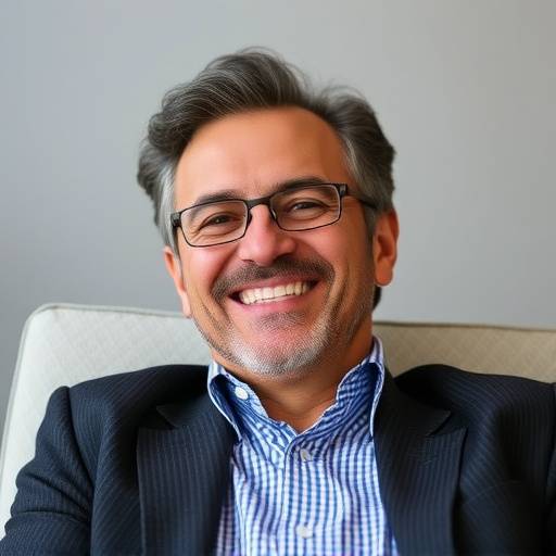 Ritratto di Alessandro Verdi, CMO di Consulenza Italia Srl, in posa rilassata con un sorriso aperto.