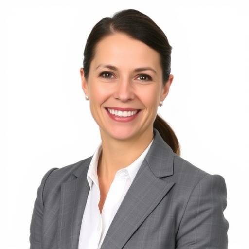 Ritratto di Giulia Bianchi, CFO di Consulenza Italia Srl, con un sorriso professionale e abbigliamento formale.